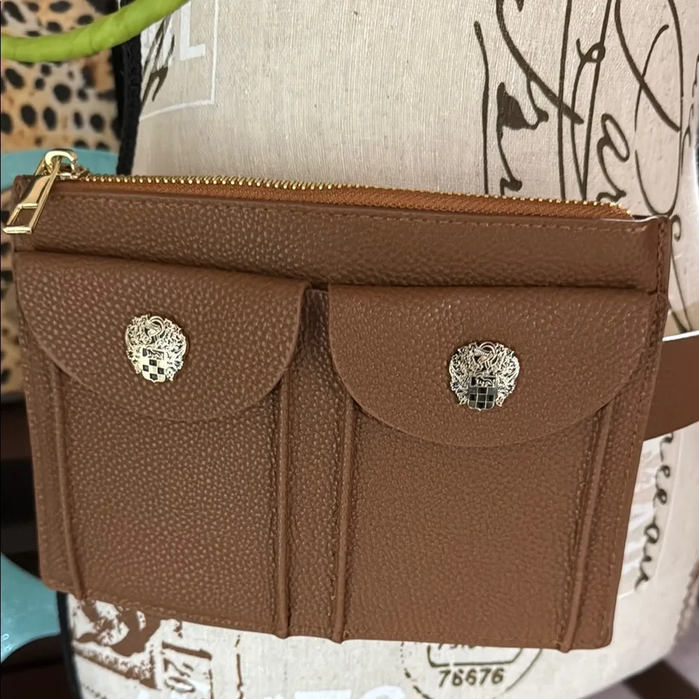 Vince Camuto Brown Belt Bag